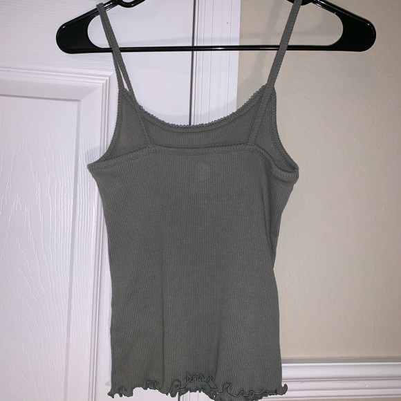 Olive green crop top - Picture 2 of 2